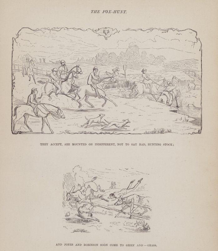 Seite aus The American Tour of Messrs Brown, Jones and Robinson (Gravur) von Richard Doyle