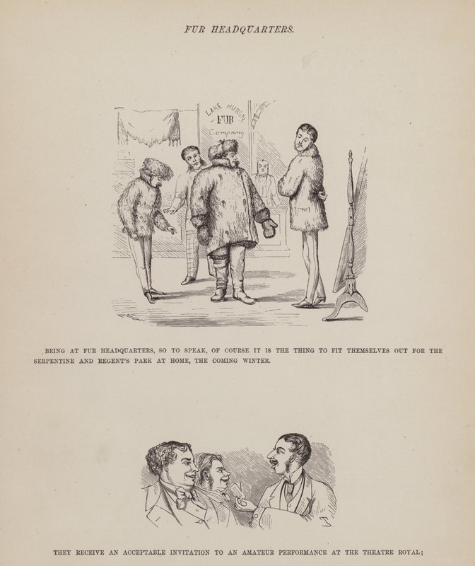 Seite aus Die amerikanische Tour von Herrn Brown, Jones und Robinson von Richard Doyle