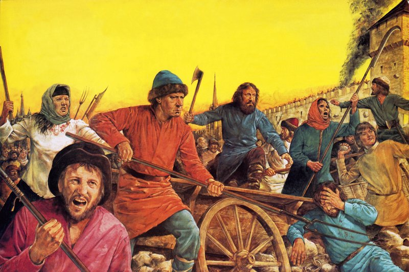 Russischer Mob von Richard Hook
