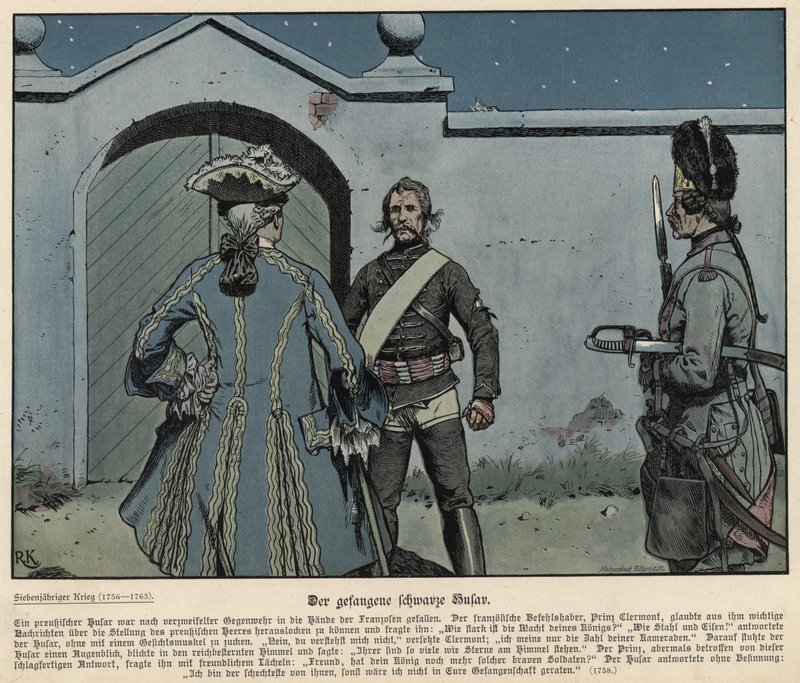 Der gefangene schwarze Husar von Richard Knoetel