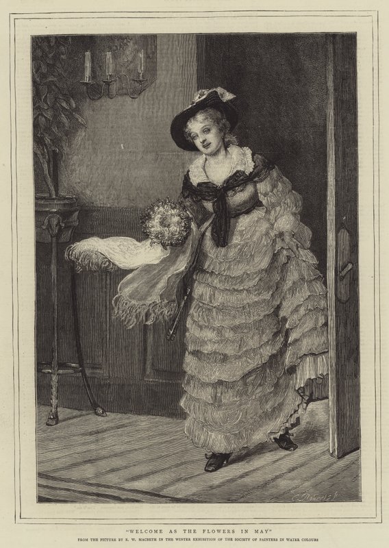 Willkommen wie die Blumen im Mai von Robert Walker Macbeth