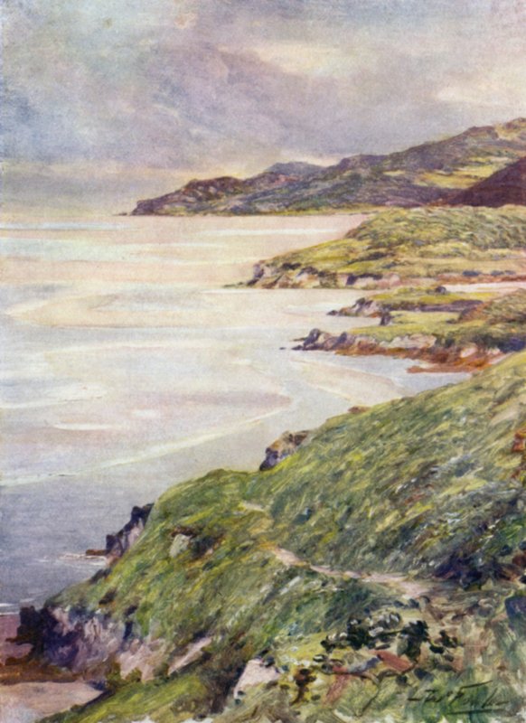 Eine einsame Küste, Barmouth Mündung von Robert (after) Fowler