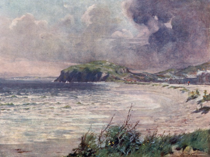 Windiger Morgen, Llandudno Bay von Robert (after) Fowler
