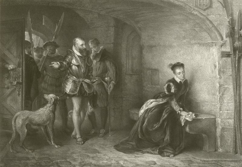 Die Prinzessin Elizabeth im Turm von Robert Alexander Hillingford