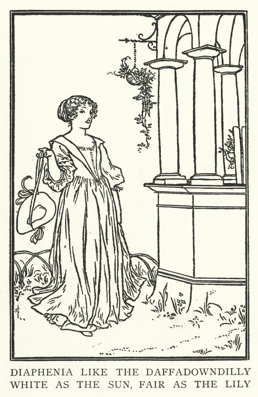Diaphenia wie die Narzisse, weiß wie die Sonne, schön wie die Lilie von Robert Anning Bell