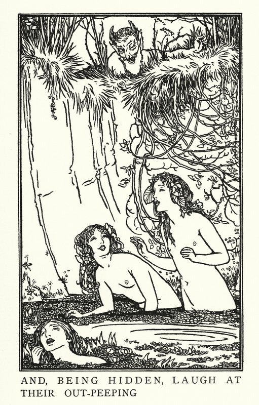 Illustration für Gedichte von John Keats: Endymion (Lithografie) von Robert Anning Bell