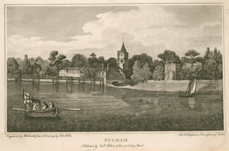 Fulham Kirche, London von Robert Blemell Schnebbelie