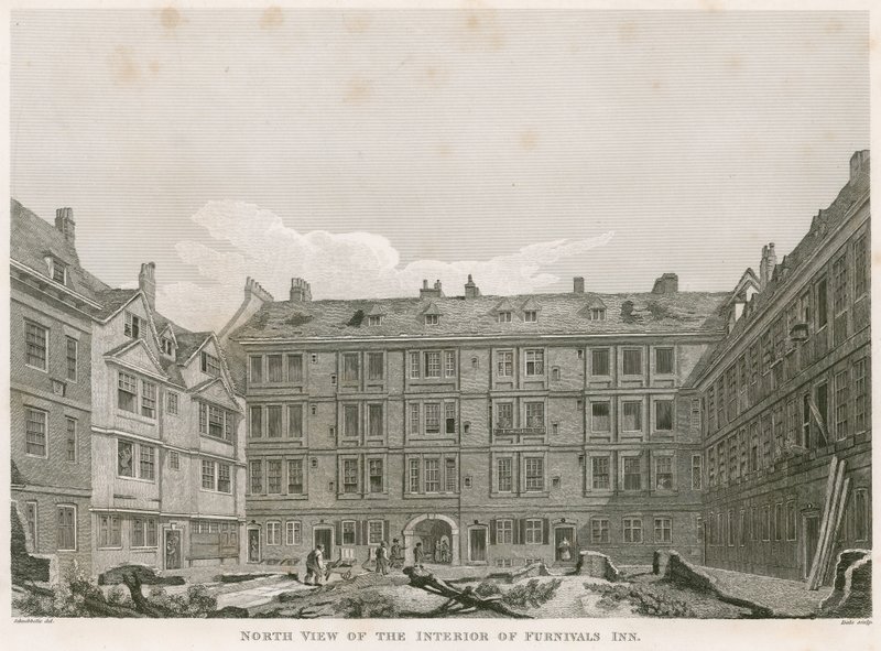 Nordansicht des Inneren von Furnival