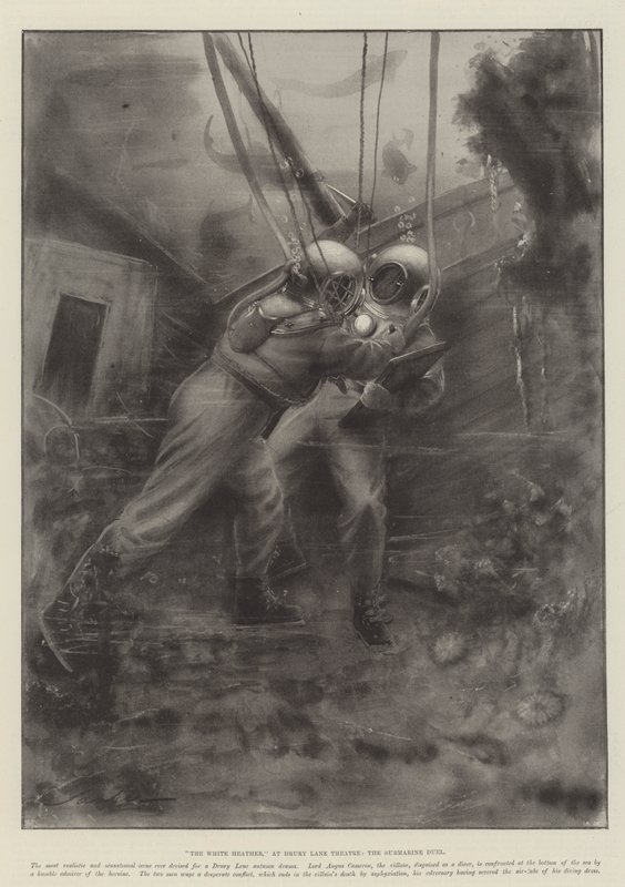 Das weiße Heidekraut, im Drury Lane Theatre, das Unterwasserdue von Robert Sauber