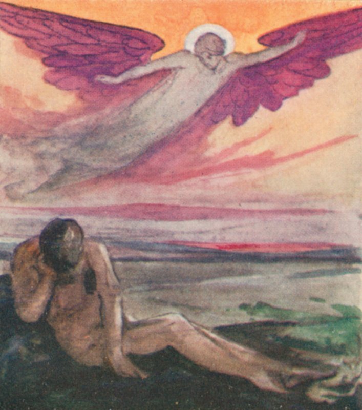 Illustration für Der Traum von Gerontius von Kardinal Newman von Robert Traill Rose