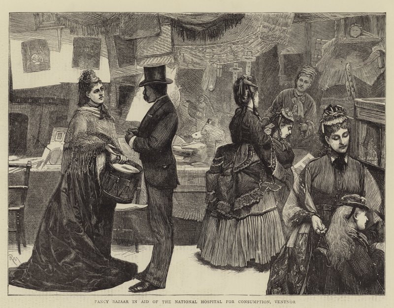 Basar zugunsten des Nationalen Krankenhauses für Tuberkulose, Ventnor von Robert Walker Macbeth
