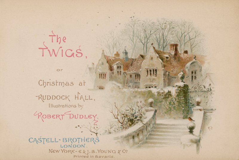 Illustration für Die Zweige oder Weihnachten in Ruddock Hall von Robert after Dudley