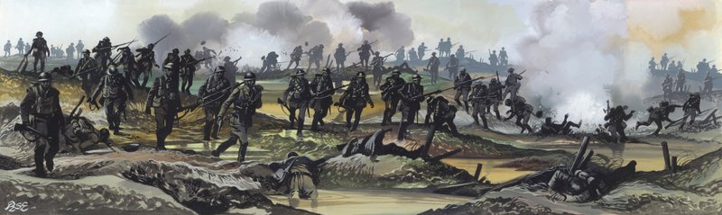 Die Schlacht an der Somme von Ron Embleton