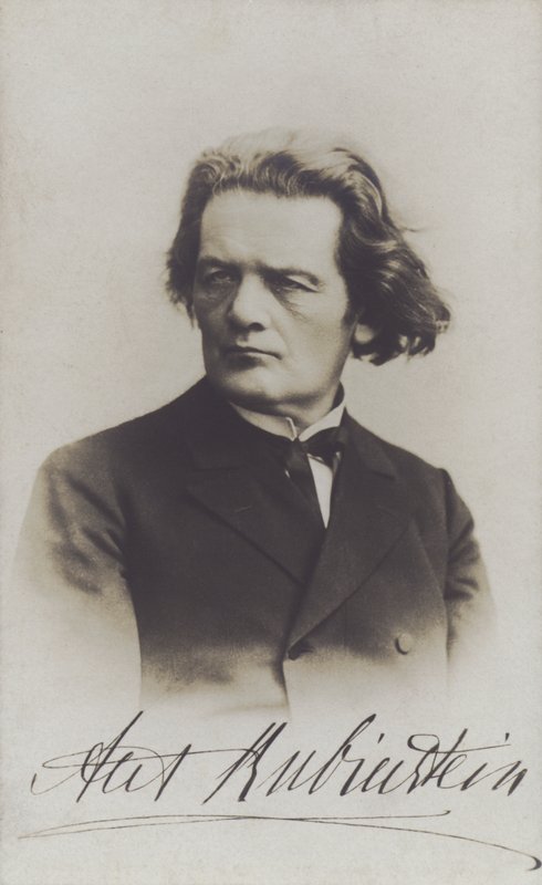 Anton Rubinstein, russischer Komponist, Dirigent und Pianist von Russian Photographer (after)