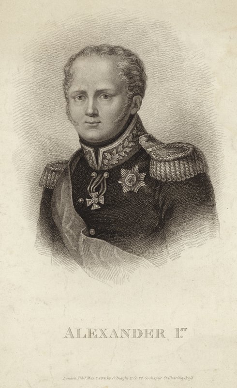 Alexander I. - Kaiser von Russland (1777-1825) von Russian School