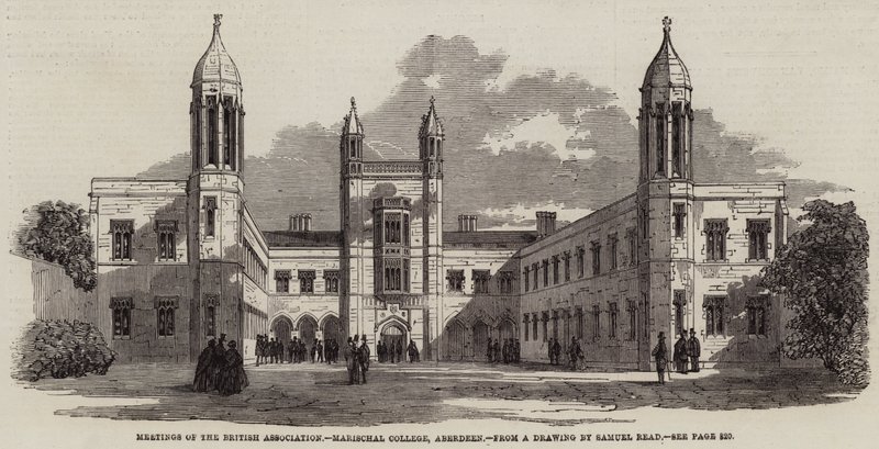 Treffen der British Association, Marischal College, Aberdeen von Samuel Read