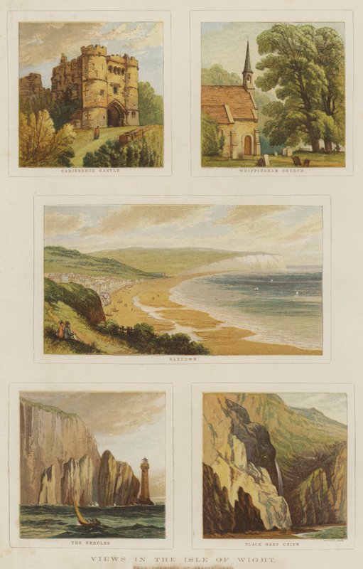 Ansichten der Isle of Wight von Samuel Read