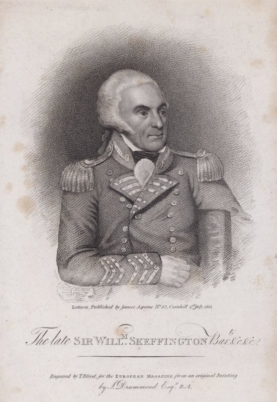 Sir William Skeffington (1742-1815), Oberst der Leicestershire Yeomanry von Samuel (after) Drummond