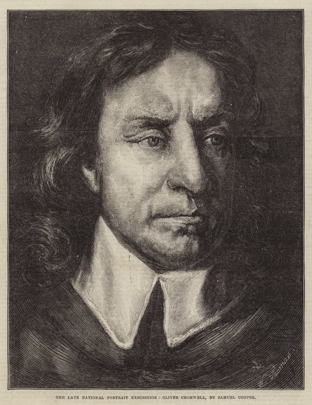 Die späte nationale Porträtausstellung, Oliver Cromwell von Samuel Cooper