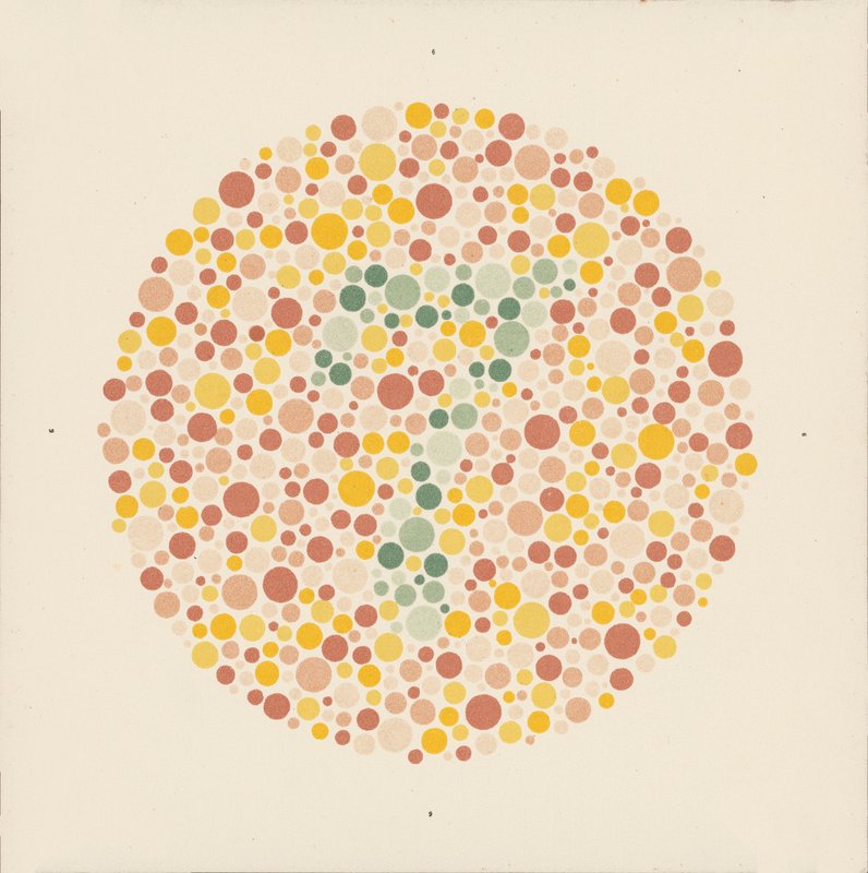 Ishihara-Farbtest zur Erkennung von Farbenblindheit von School Japanese