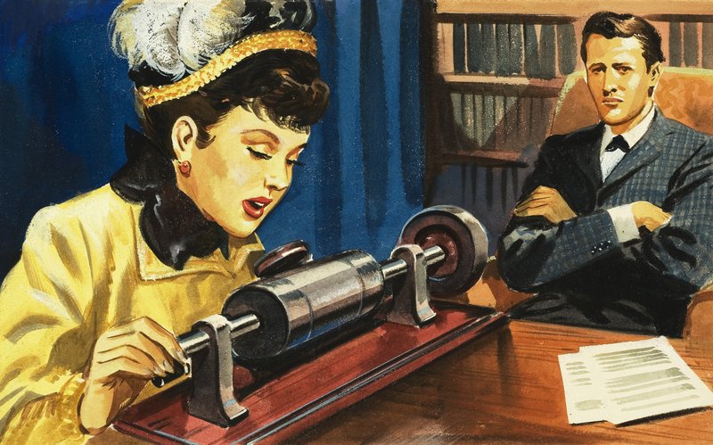 Die Geschichte der Kommunikation: Vom Phonographen zum Tonbandgerät von Selby Donnison