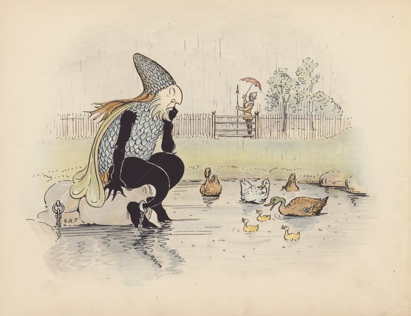 Illustration für Kleine Zwillingsdrachen von S. Rosamond Praeger von Sophia Rosamond Praeger