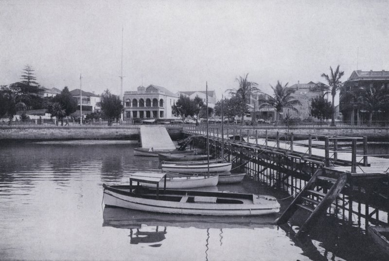Esplanade, vom Yatch Club Steg, Durban von South African Photographer