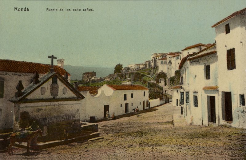 Brunnen der acht Ausgüsse, Ronda, Spanien von Spanish Photographer