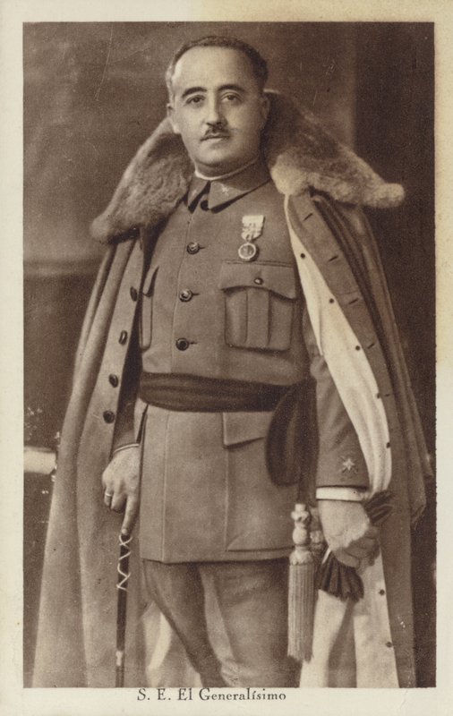 Francisco Franco, spanischer General und Diktator von Spanish Photographer