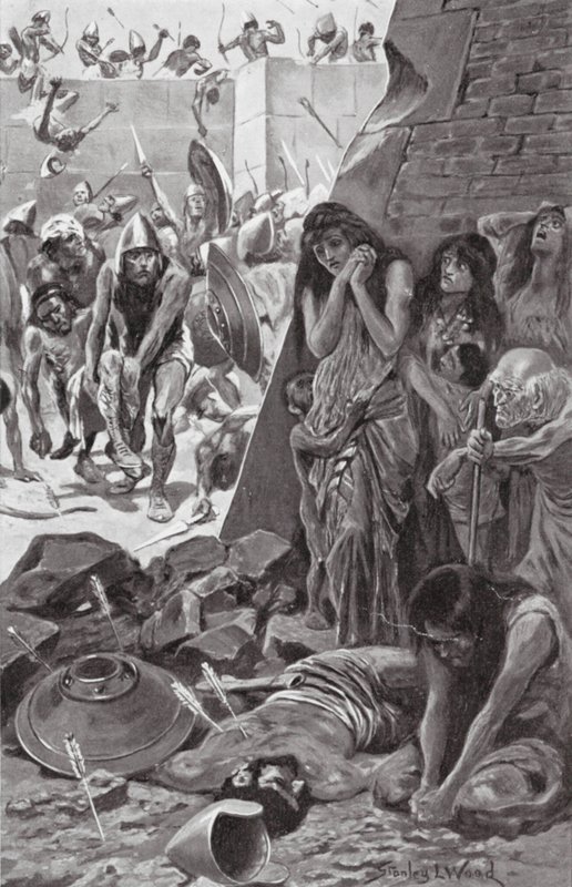 Tyrus belagert von Nebukadnezar von Babylon von Stanley L. (after) Wood