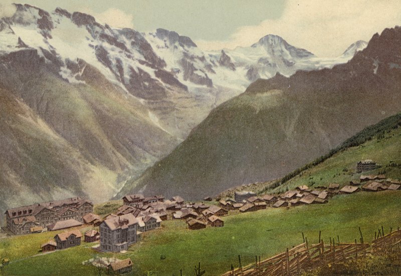 Berner Oberland: Murren, Gesamtansicht von Swiss Photographer