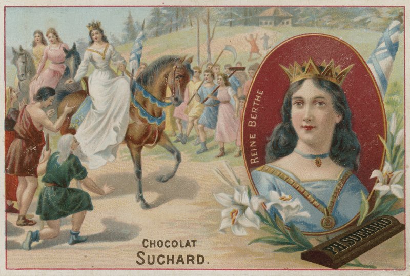 Bertha von Schwaben, Königin von Rudolf II. von Burgund von Swiss School