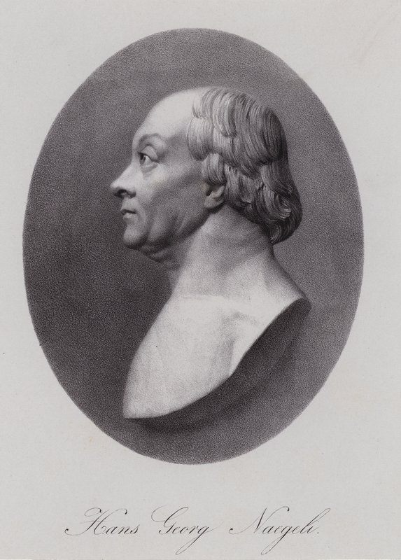 Hans Georg Nägeli, Schweizer Komponist und Verleger von Swiss School