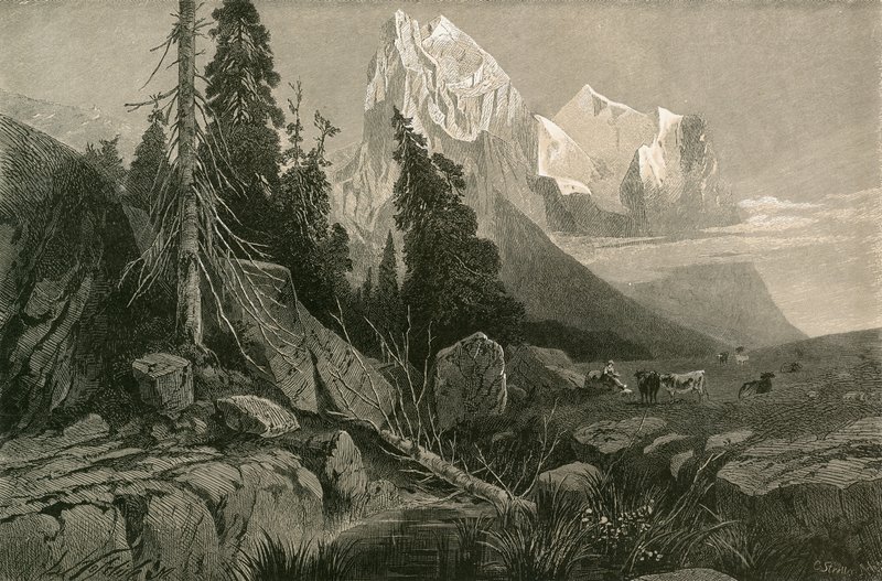 Das Wellhorn und das Wetterhorn von Swiss School