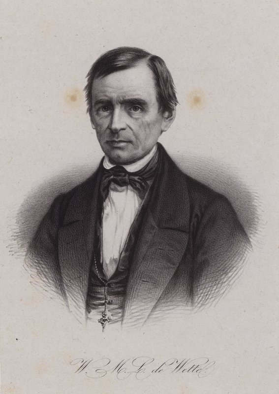 Wilhelm Martin Leberecht de Wette, deutsch-schweizerischer Theologe und Bibelwissenschaftler von Swiss School
