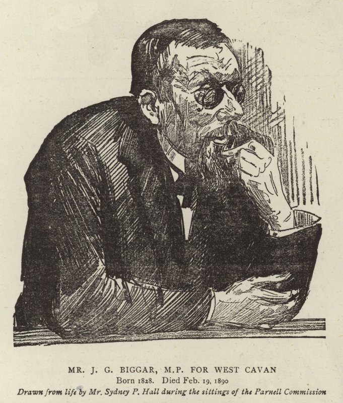 Mr. J. G. Biggar, Abgeordneter für West Cavan von Sydney Prior Hall