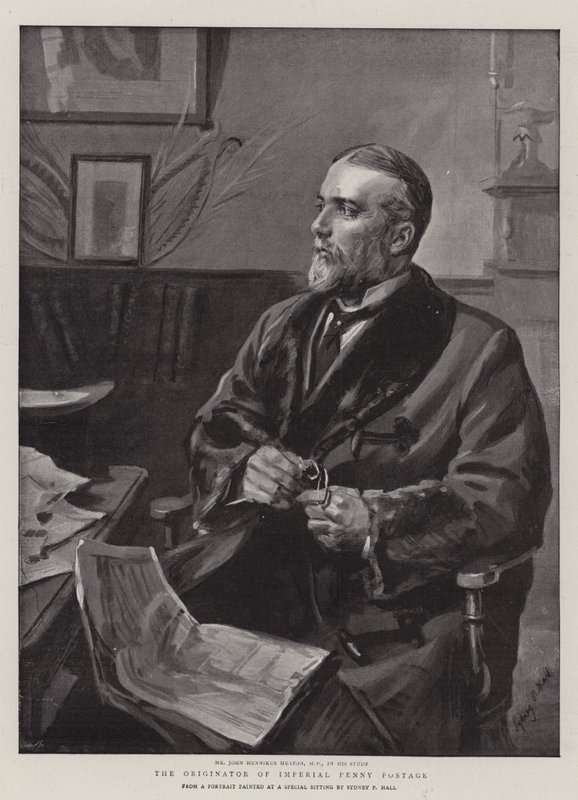 Der Urheber des Imperial Penny Postage von Sydney Prior Hall