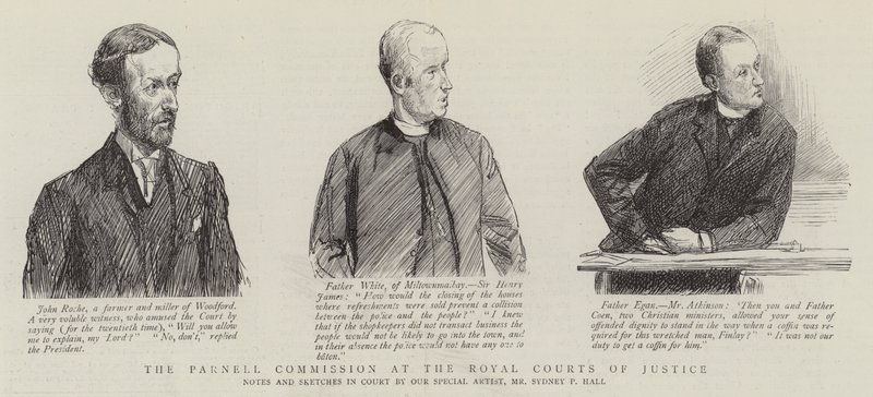 Die Parnell-Kommission am Royal Courts of Justice von Sydney Prior Hall