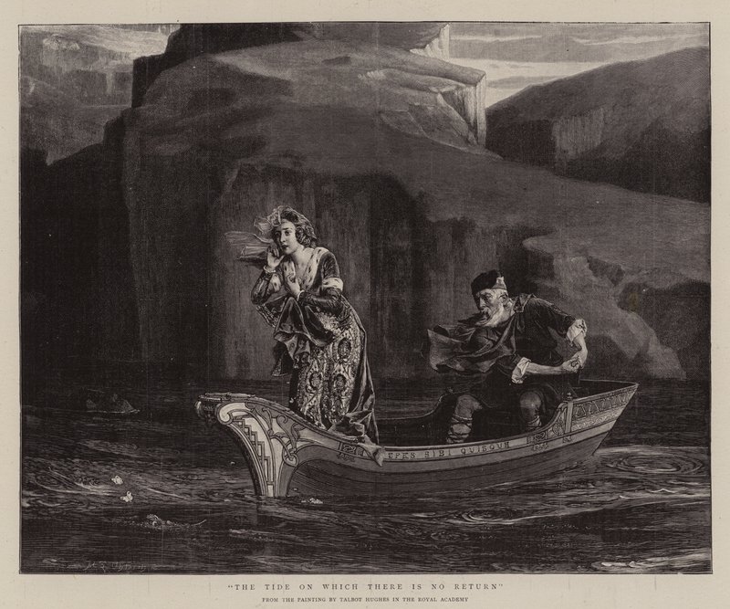 Die Flut, auf der es keine Rückkehr gibt von Talbot Hughes