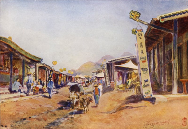 Shan-Hai-Kwan, die Hauptstraße von Thomas Hodgson Liddell