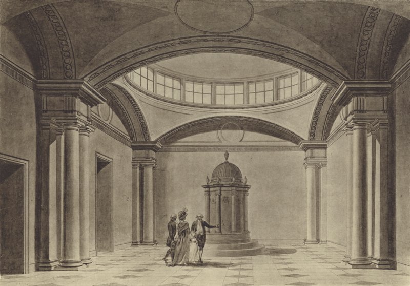Sir Robert Taylors Vier-Prozent-Reduzierte-Rentenbüro, Bank von England von Thomas (after) Malton