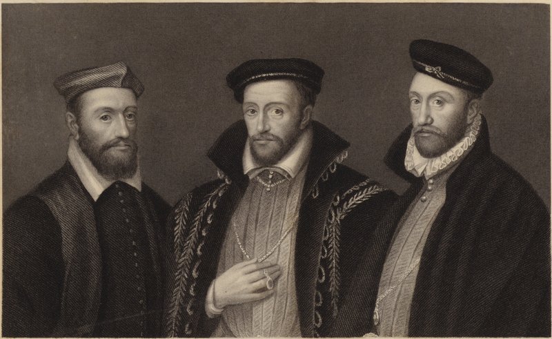 Kardinal de Chatillon, Admiral Coligni und d