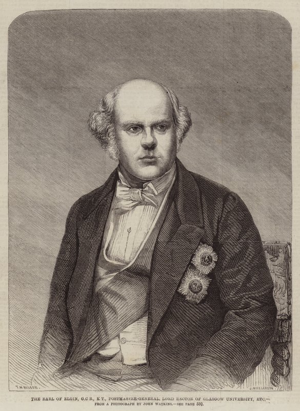 Der Earl of Elgin, GCB, KT, Generalpostmeister, Lord Rektor der Universität Glasgow, etc. von Thomas Harrington Wilson