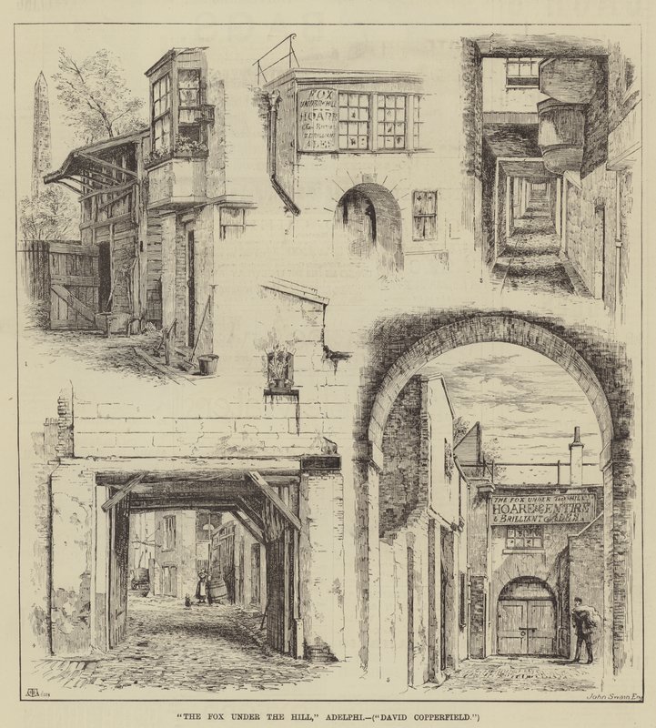 Der Fuchs unter dem Hügel, Adelphi, David Copperfield von Thomas Harrington Wilson