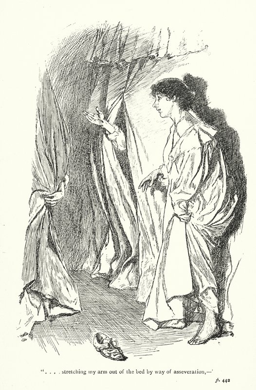 Illustration für Eine empfindsame Reise von Laurence Sterne von Thomas Heath Robinson