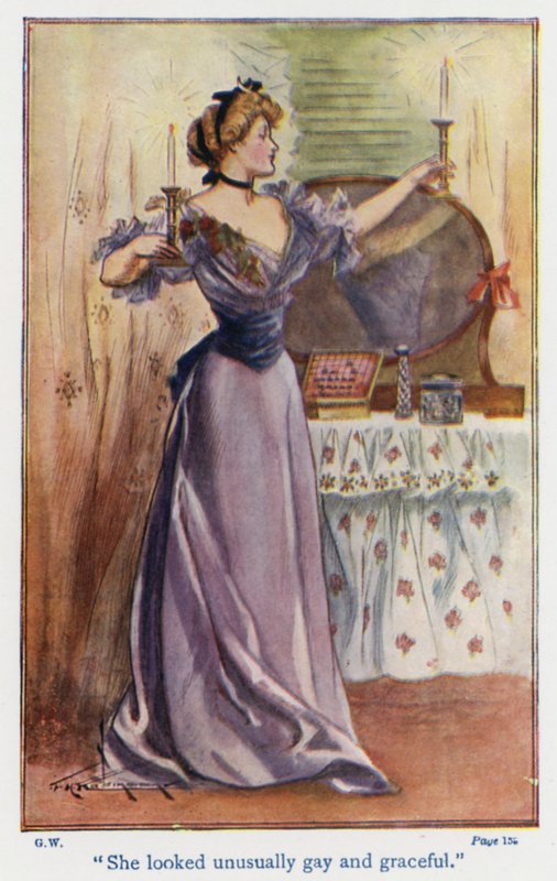 Illustration für Gute Ehefrauen von Louisa M. Alcott von Thomas Heath Robinson