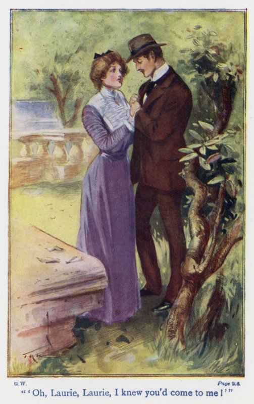 Illustration für Gute Ehefrauen von Louisa M. Alcott von Thomas Heath Robinson