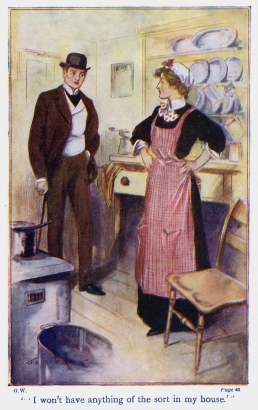 Illustration für Gute Frauen von Louisa M. Alcott von Thomas Heath Robinson