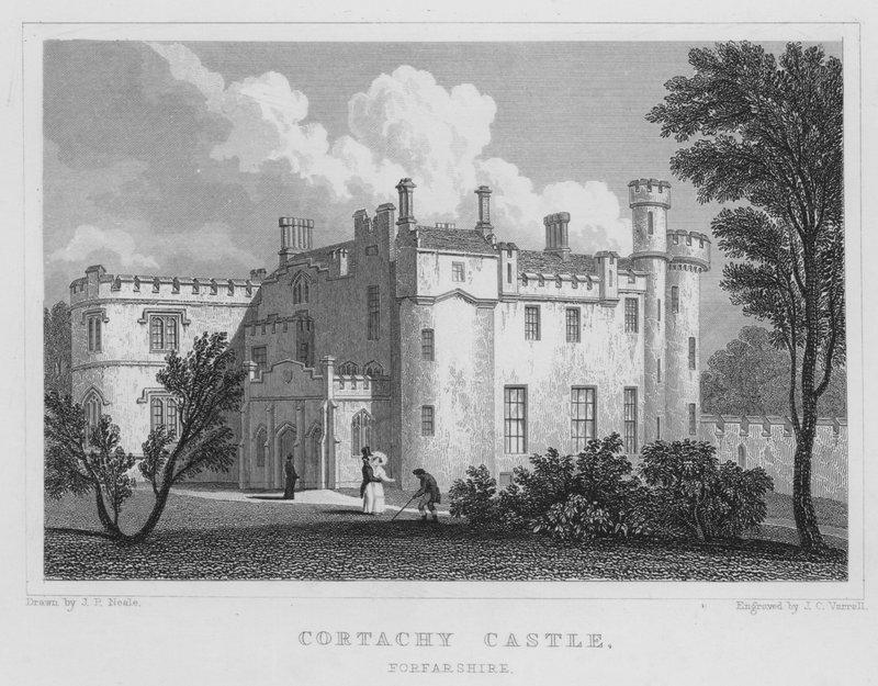 Cortachy Schloss, Forfarshire von Thomas Hosmer Shepherd