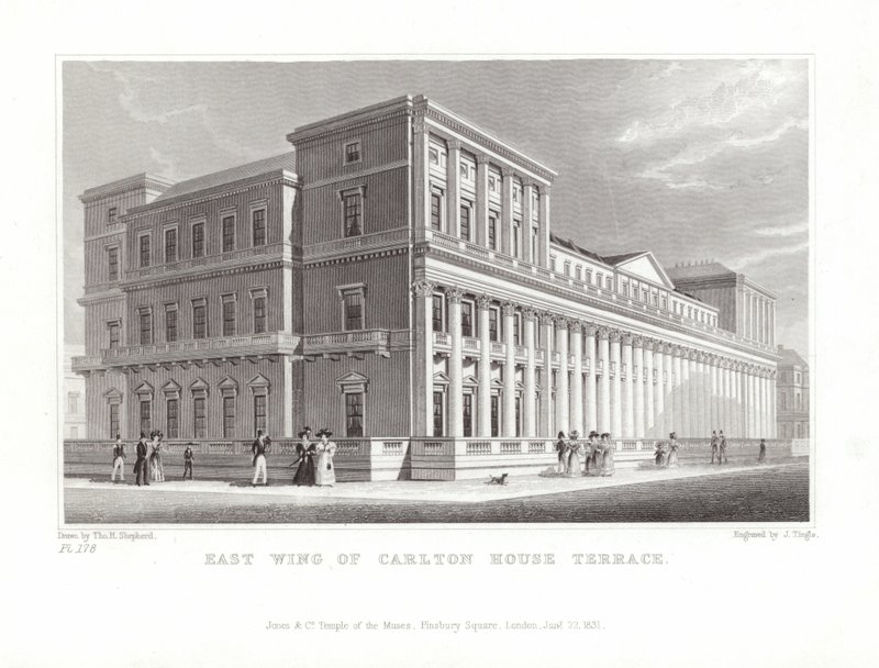 Ostflügel der Carlton House Terrace von Thomas Hosmer Shepherd